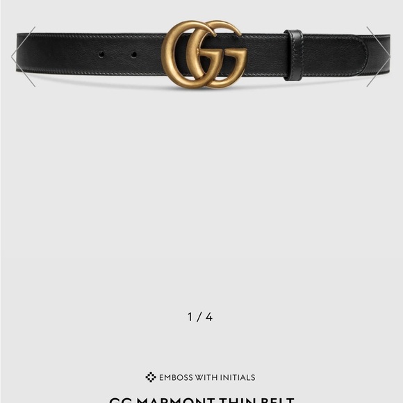GG GUCCI MARMONT BELT - Picture 4 of 4